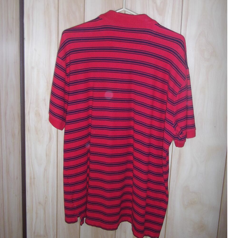 John Bartlett Striped Collared Button Up Short Sl… - image 2